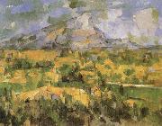 Paul Cezanne Mont Sainte-Victoire considering of Lesson Lauves oil